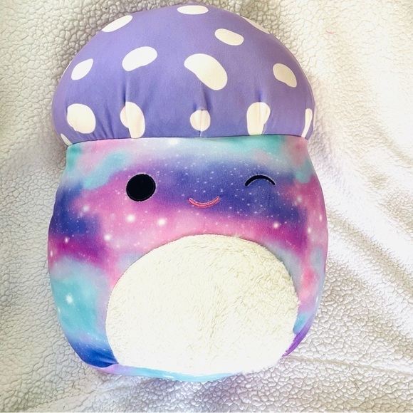 19" LARGE Squishmallow - Unai The Mushroom - Official Kellytoy Soft Plush Toy - Picture 5 of 6